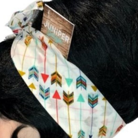 Bohemian Chic Colorful Arrow Bandana Tie Headband - Picture 8 of 13